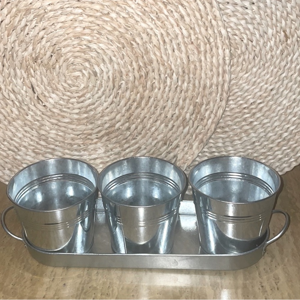 Metal flower Pots